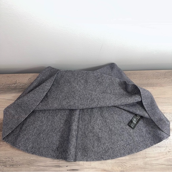Zara Skirt Gray Short Flared Size Small - Picture 7 of 13